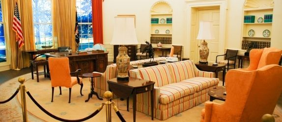 oval office replica at the jimmy carter center in atlanta